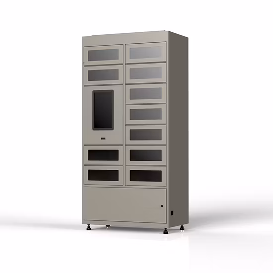 スーパーマーケット用のバーコードQrコードセーフライブラリストレージロッカー